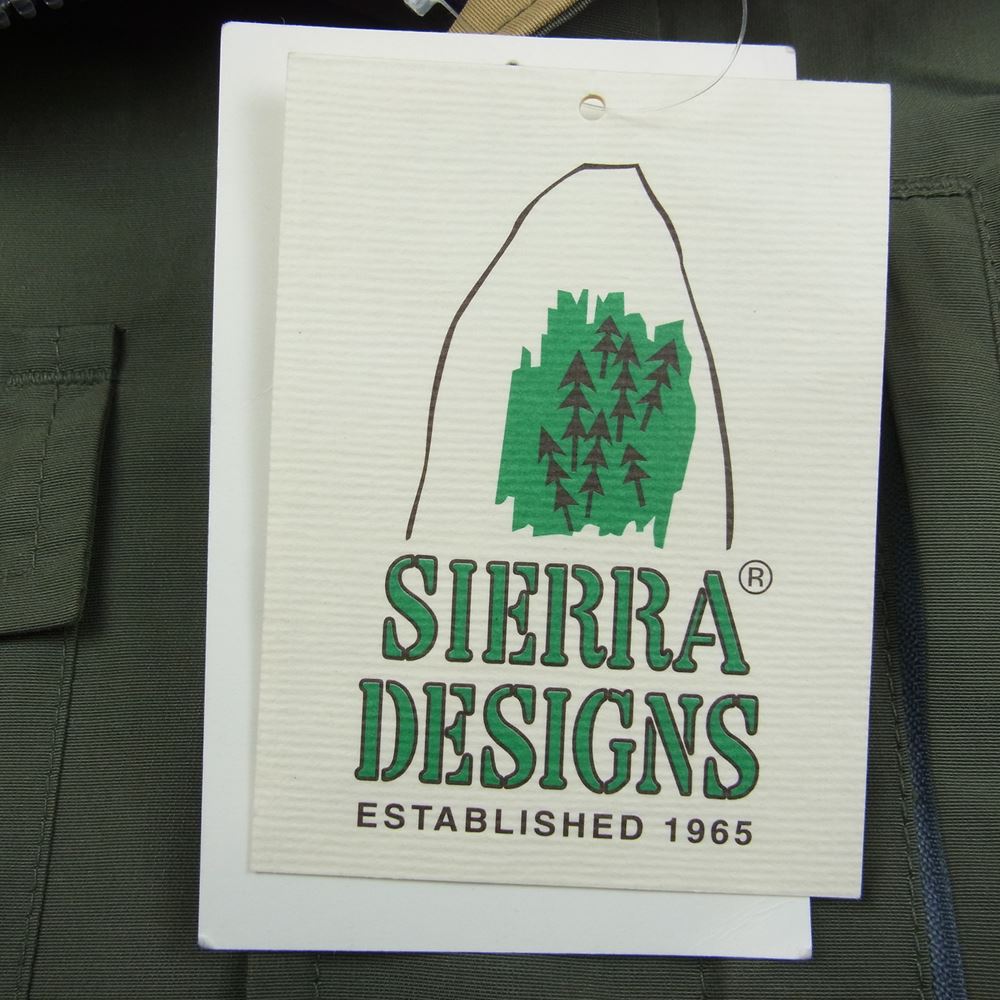 SIERRA DESIGNS シエラデザイン 8001 Short Parka JKT Made in USA 60/40クロス ロクヨン JACKET マウンテンパーカー Mountain Parka カーキ カーキ系 XL【中古】