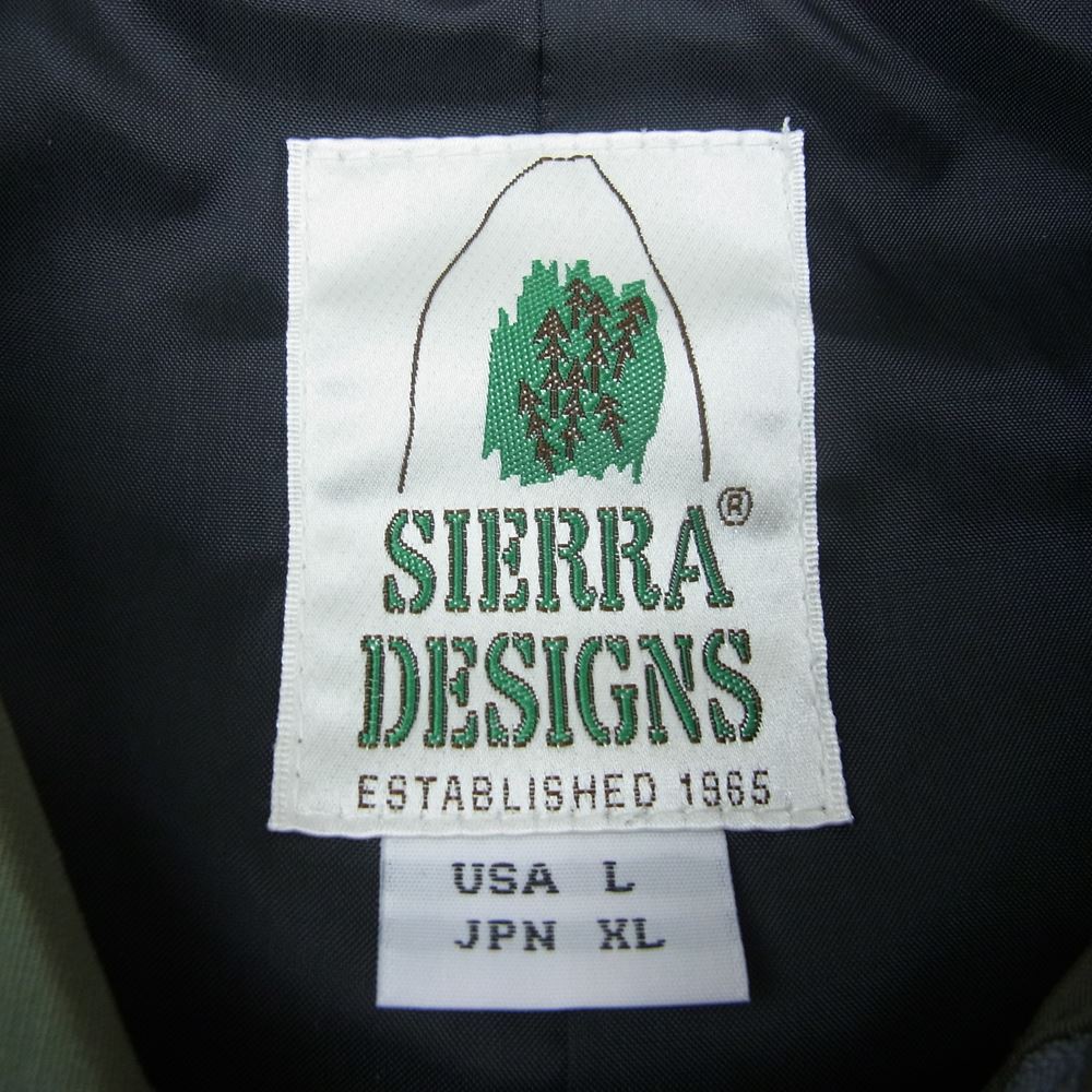 SIERRA DESIGNS シエラデザイン 8101E 60/40クロス ロクヨン TACOMACOATII タコマコート2 ステンカラー コート カーキ系 XL【中古】