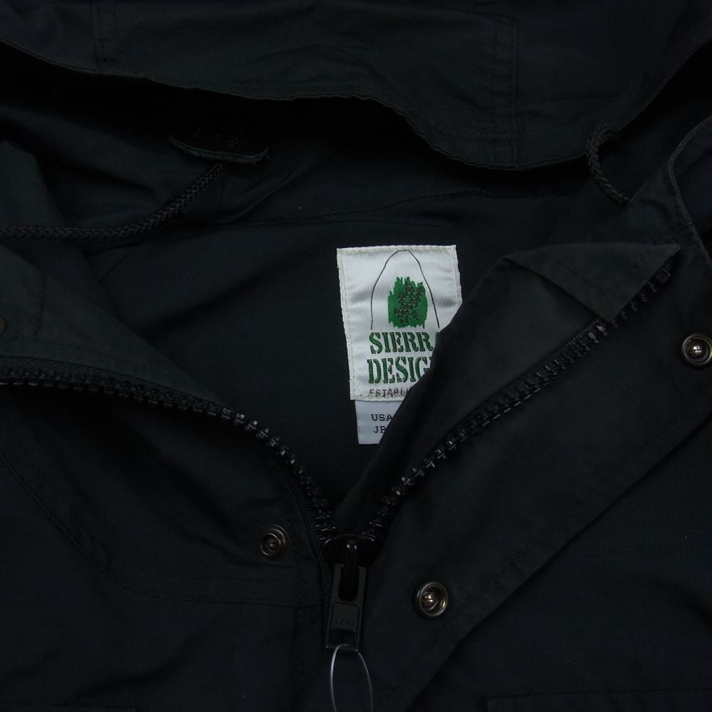SIERRA DESIGNS シエラデザイン  7910J Made in USA 60/40クロス ロクヨン JACKET マウンテンパーカー Mountain Parka ブラック系 XL【中古】
