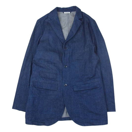 HOLLYWOOD RANCH MARKET ハリウッドランチマーケット HR REMAKE エイチアールリメイク デニム テーラード ジャケット インディゴブルー系 3【中古】