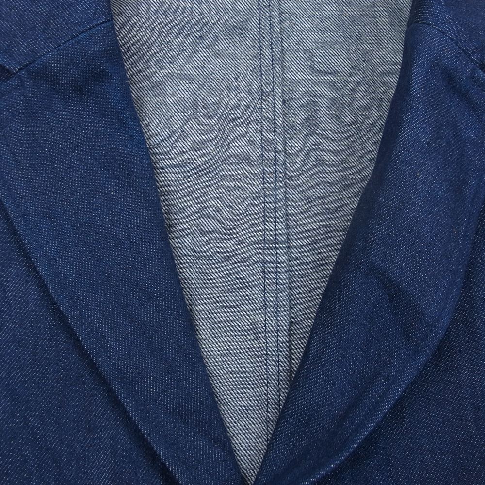 HOLLYWOOD RANCH MARKET ハリウッドランチマーケット HR REMAKE エイチアールリメイク デニム テーラード ジャケット インディゴブルー系 3【中古】