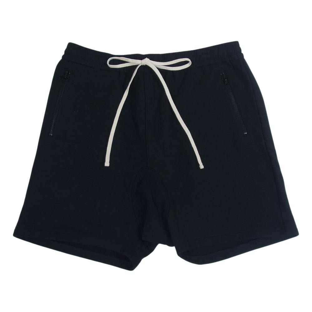FEAR OF GOD フィアオブゴッド FOG ESSENTIALS SWEAT HALF PANTS フォグ エッセンシャルズ スウェット ハーフパンツ ショーツ ブラック系 XXL【中古】