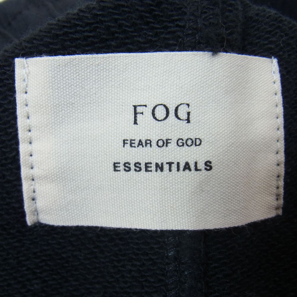 FEAR OF GOD フィアオブゴッド FOG ESSENTIALS SWEAT HALF PANTS フォグ エッセンシャルズ スウェット ハーフパンツ ショーツ ブラック系 XXL【中古】