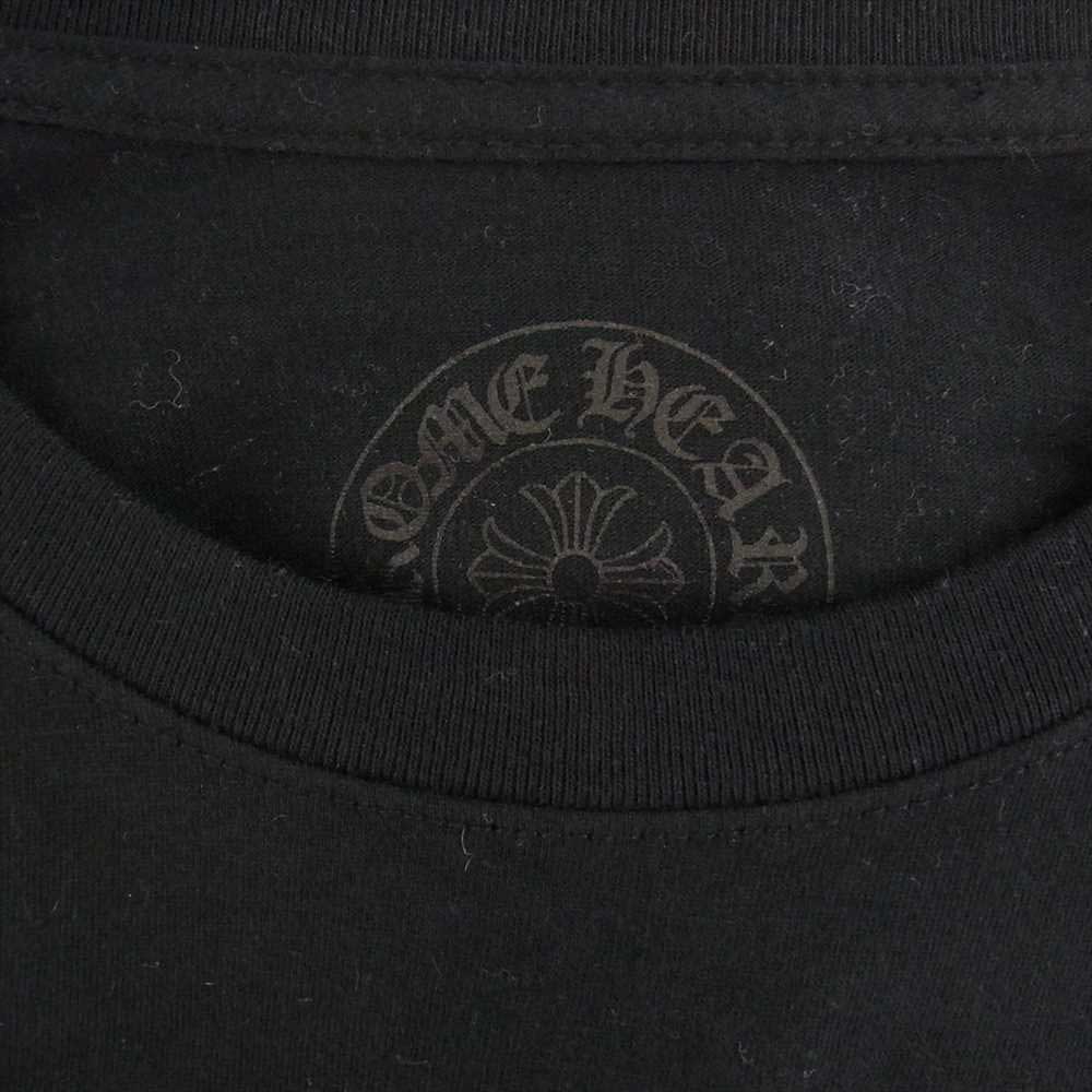 CHROME HEARTS クロムハーツ（原本無） バックダガープリント ポケット付き 長袖 Tシャツ ブラック系 XL【中古】