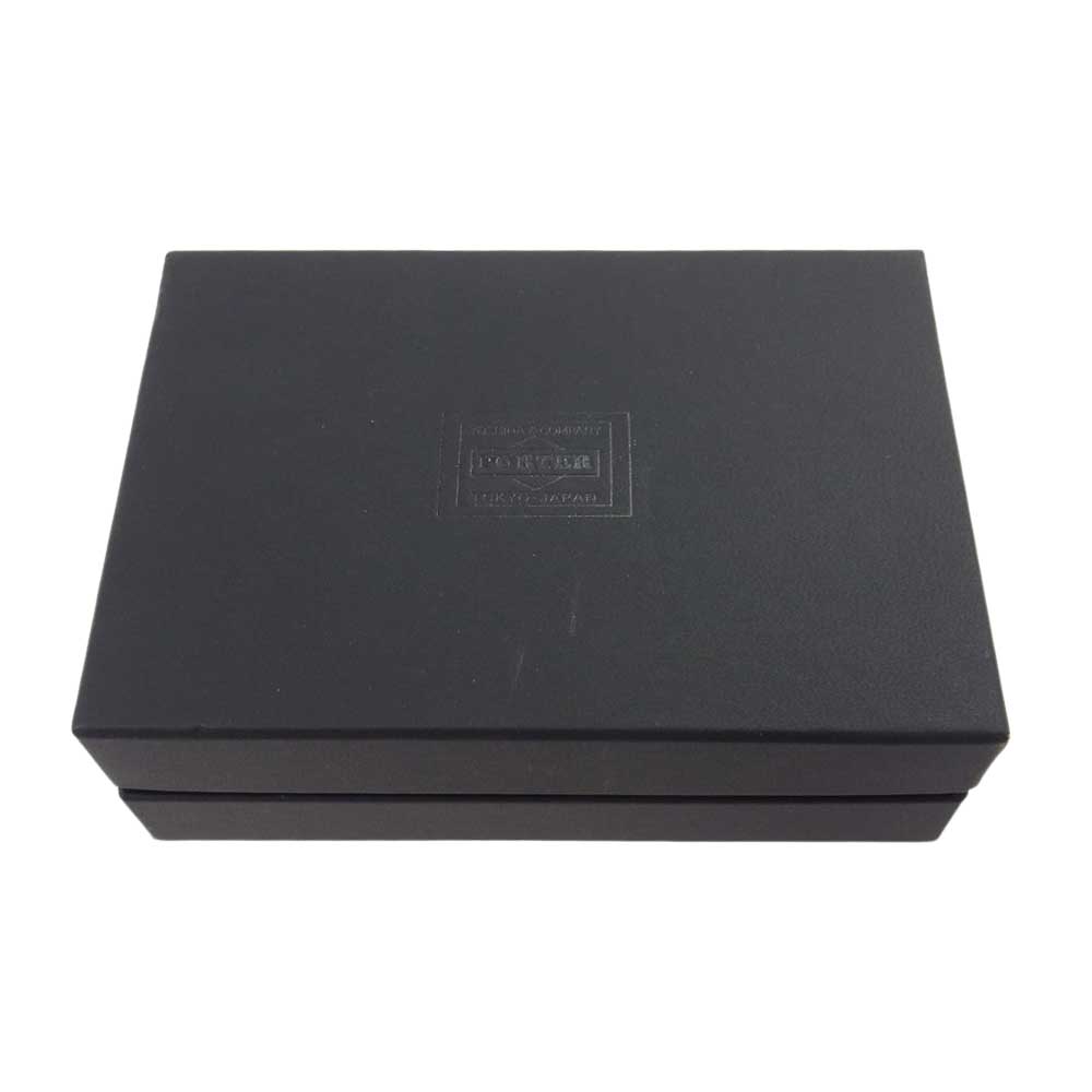 PORTER ポーター 179-03875 PLUME プリュム コインケース 小銭入れ ブラック系【極上美品】【中古】