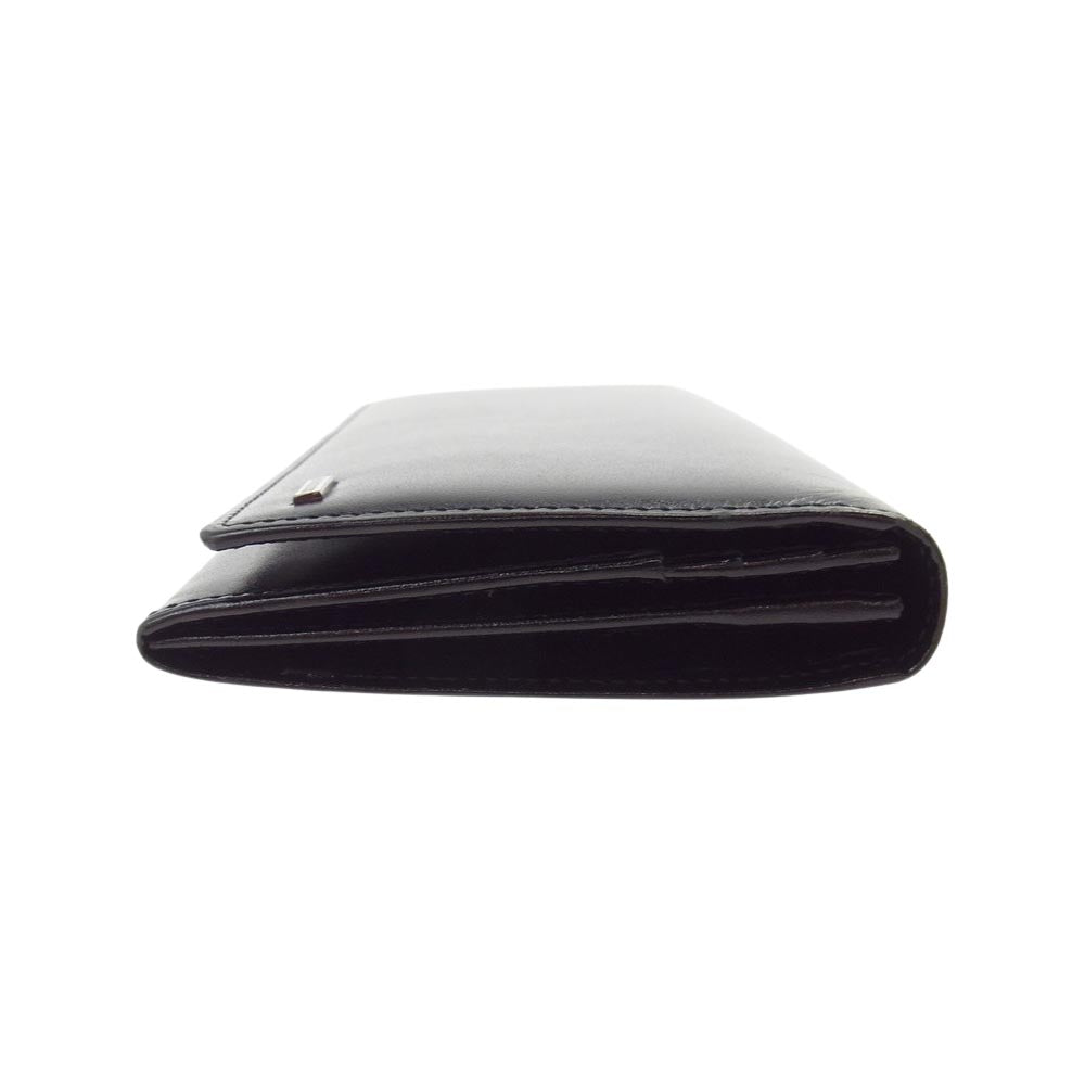 PORTER ポーター 110-02918 SHEEN シーン フラップ 長財布 ロングウォレット ブラック系【美品】【中古】