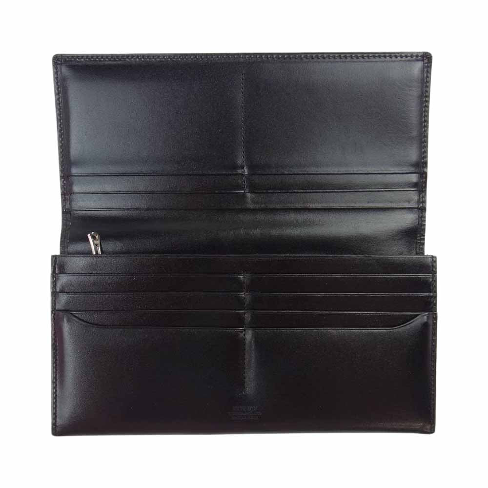 PORTER ポーター 110-02918 SHEEN シーン フラップ 長財布 ロングウォレット ブラック系【美品】【中古】