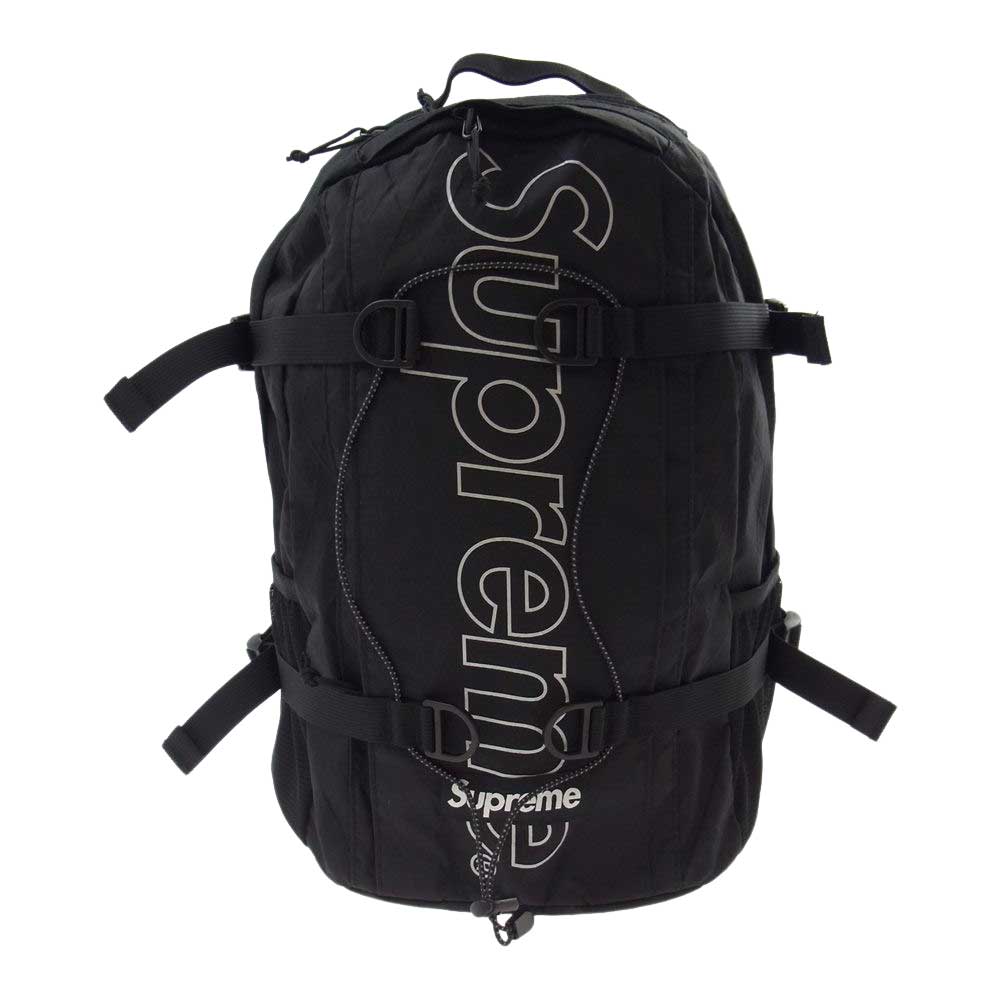 Supreme シュプリーム 18AW Backpack バック パック ブラック系【中古】
