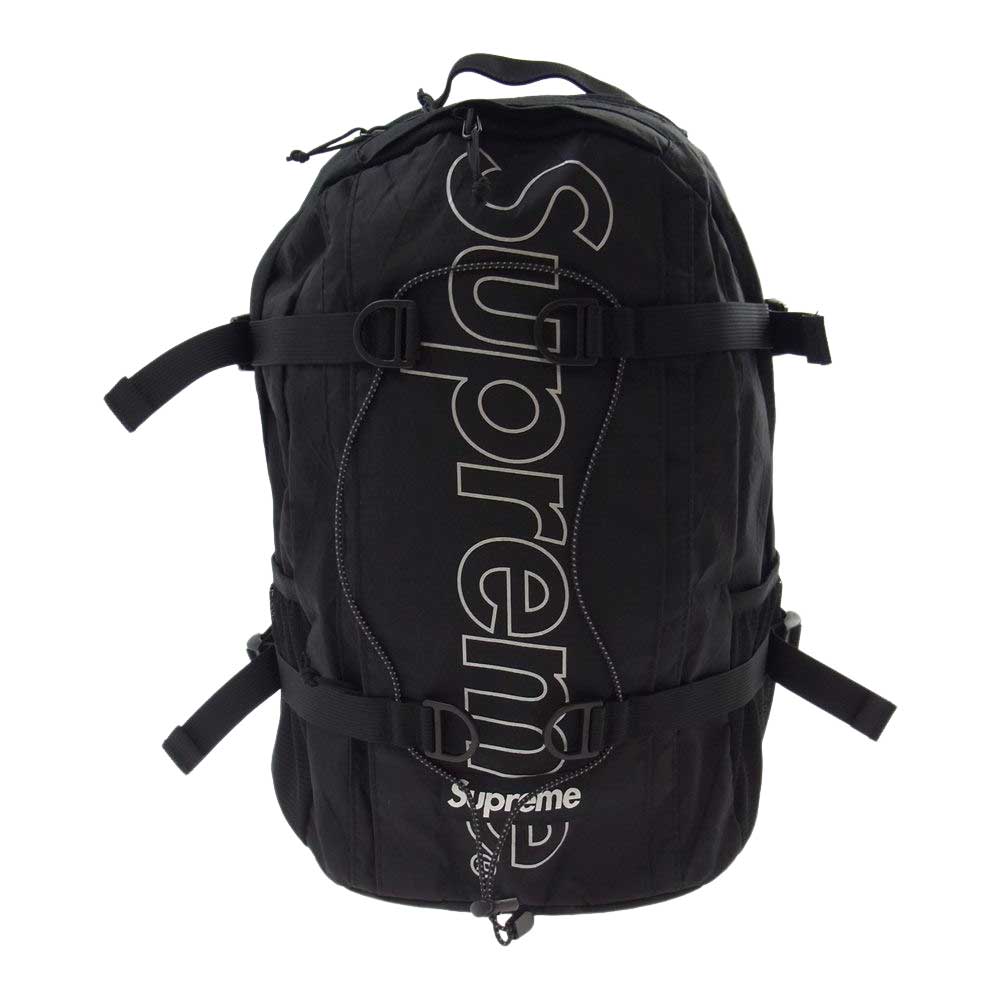 supreme backpack 18aw black バックパック 黒