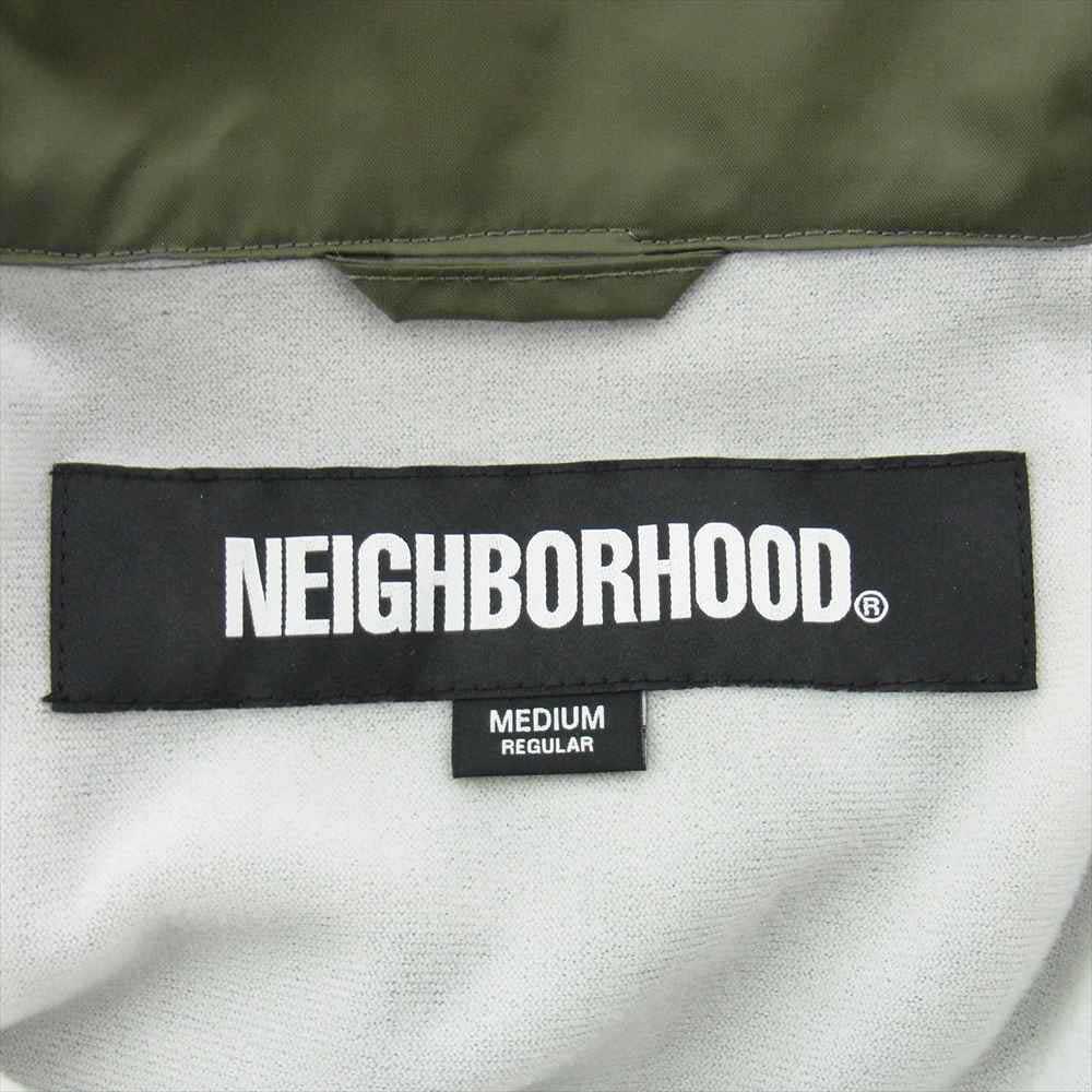 NEIGHBORHOOD ネイバーフッド 222TSNH-JKM01  WINDBREAKER JK NY バックロゴ ウィンドブレーカー ジャケット グリーン系 M【新古品】【未使用】【中古】