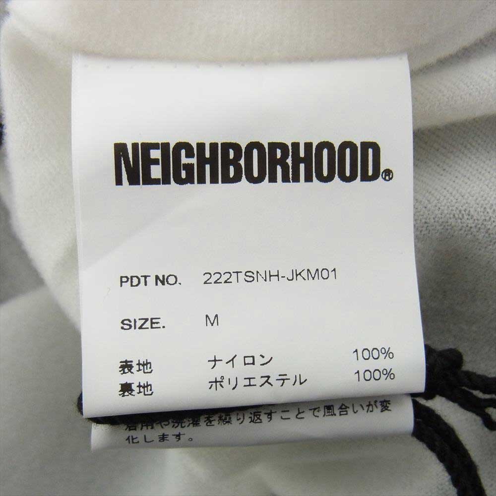 NEIGHBORHOOD ネイバーフッド 222TSNH-JKM01  WINDBREAKER JK NY バックロゴ ウィンドブレーカー ジャケット グリーン系 M【新古品】【未使用】【中古】