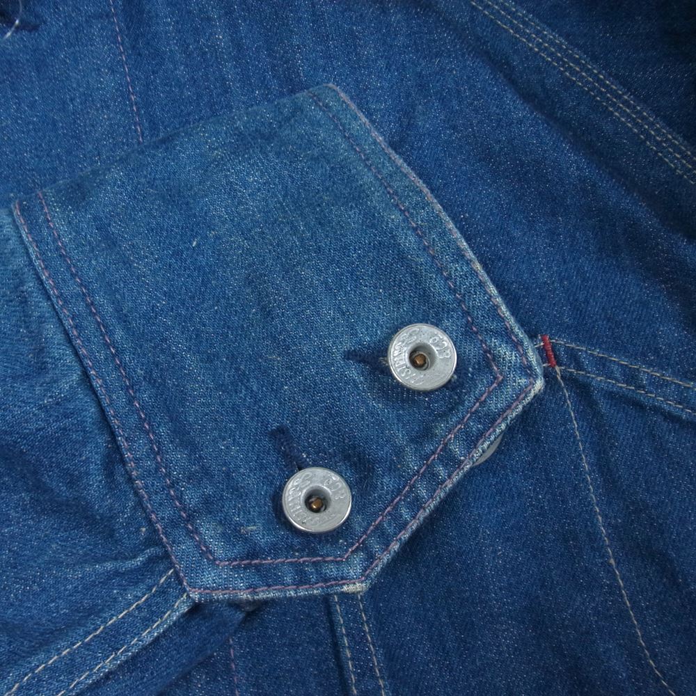 Levi's リーバイス 70750 デニム カバーオール インディゴブルー系 L【中古】