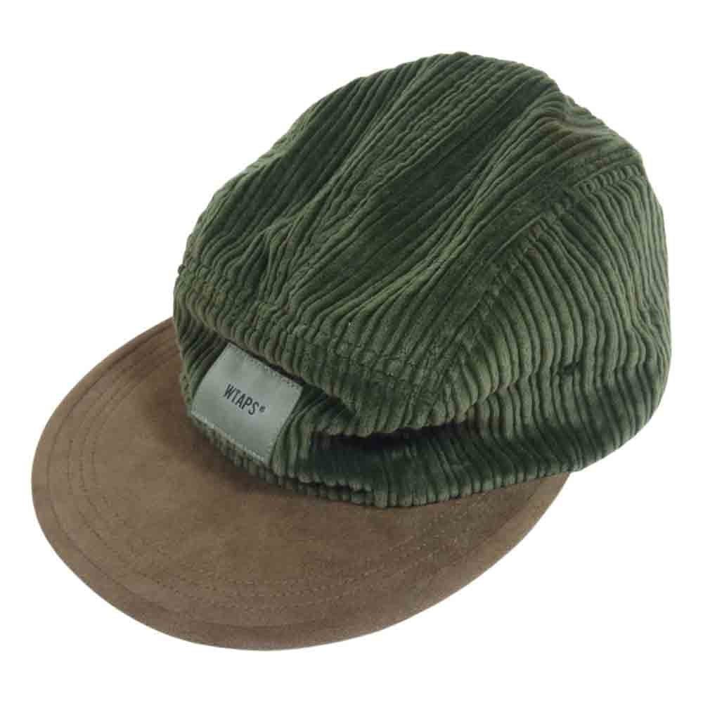 WTAPS ダブルタップス 21AW 212HCDT-HT04 T-5 04 CAP 5パネル コーデュロイ キャップ グリーン系 00【中古】