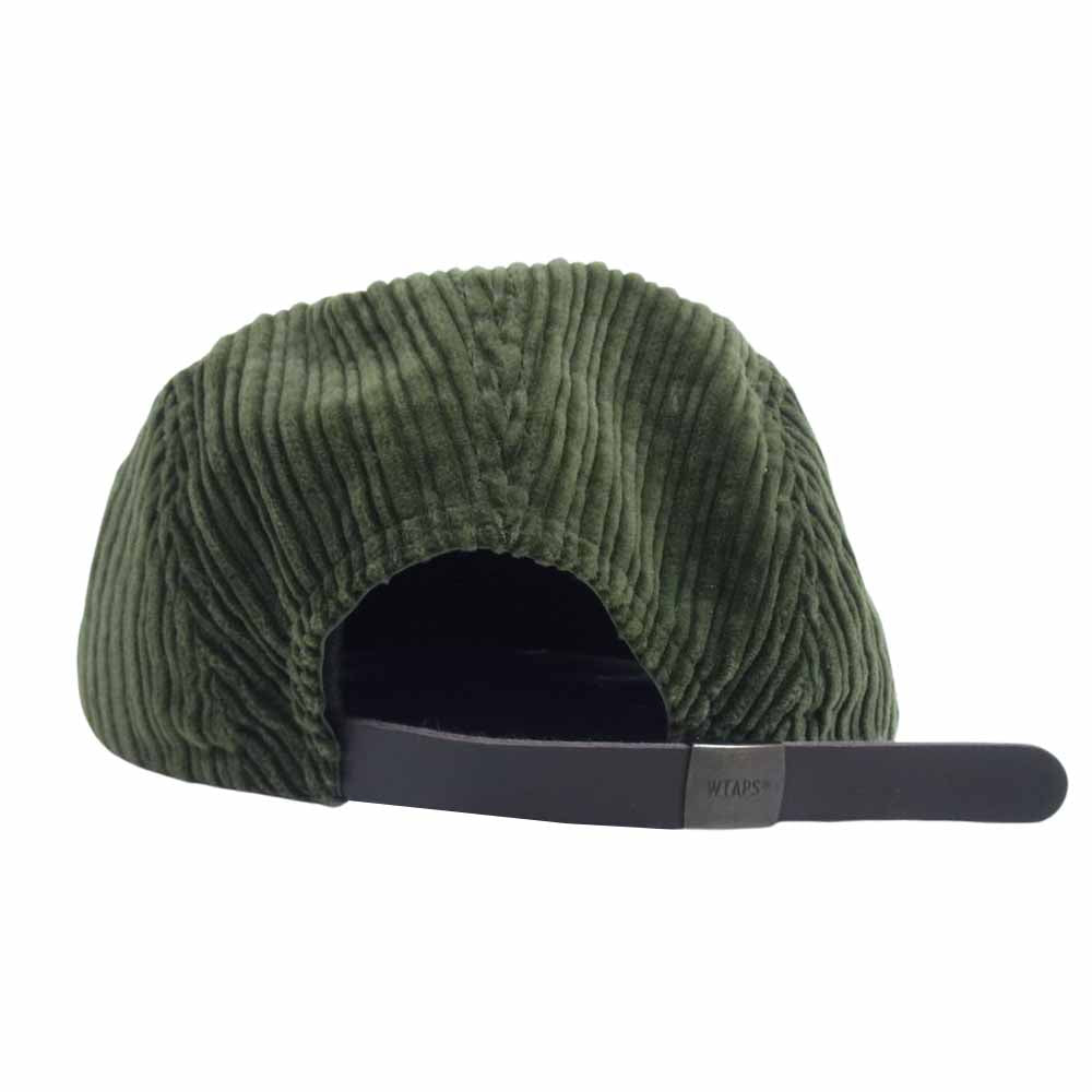 WTAPS ダブルタップス 21AW 212HCDT-HT04 T-5 04 CAP 5パネル コーデュロイ キャップ グリーン系 00【中古】