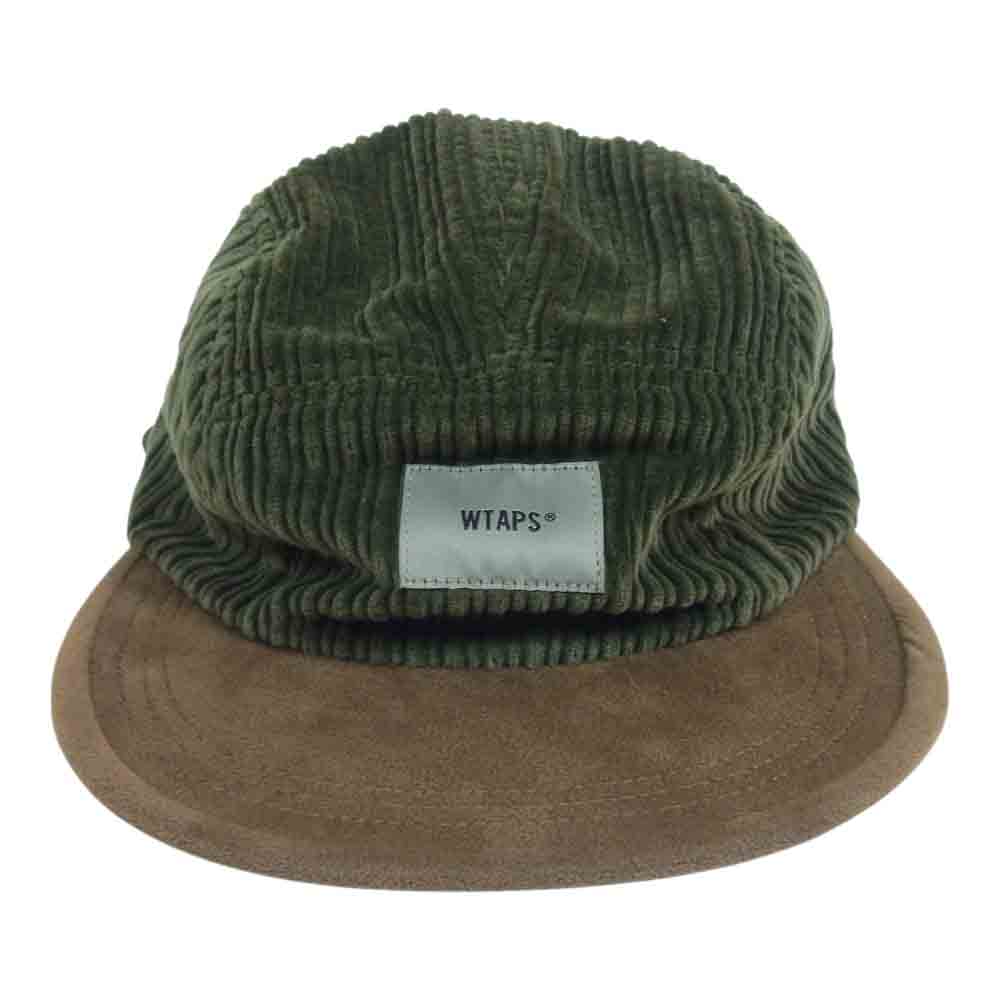 WTAPS ダブルタップス 21AW 212HCDT-HT04 T-5 04 CAP 5パネル コーデュロイ キャップ グリーン系 00【中古】