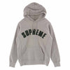 Supreme シュプリーム 17SS  Chenille Arc Logo Hooded Sweatshirt アーチロゴ スウェット パーカー グレー系 M【美品】【中古】