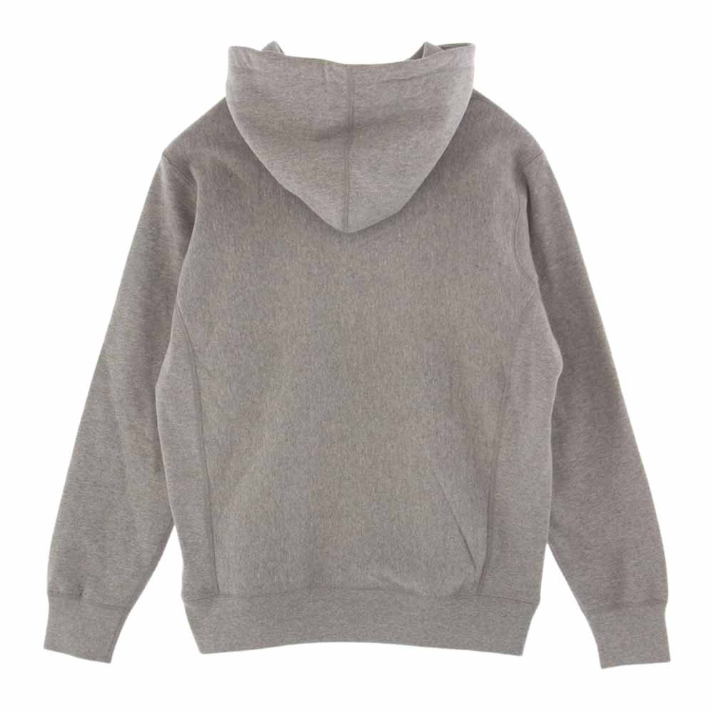 Supreme シュプリーム 17SS  Chenille Arc Logo Hooded Sweatshirt アーチロゴ スウェット パーカー グレー系 M【美品】【中古】