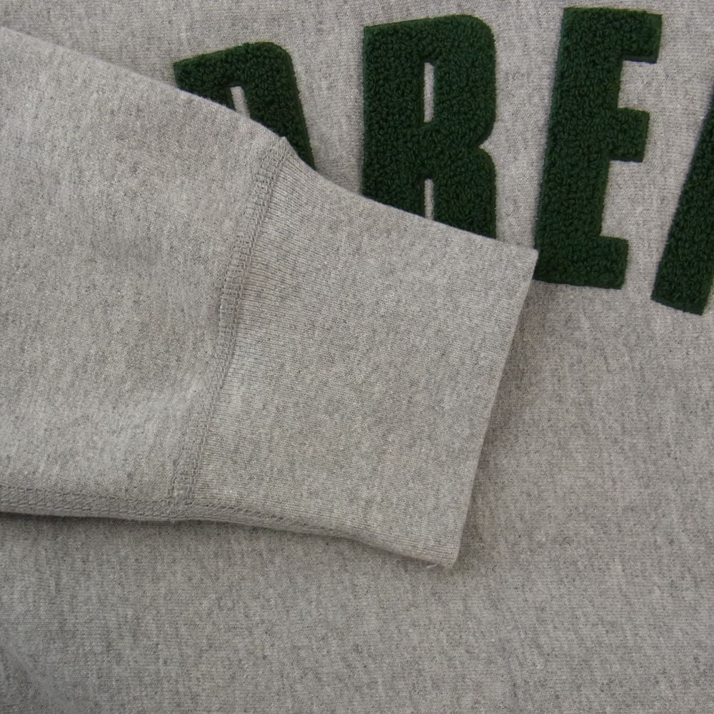 Supreme シュプリーム 17SS  Chenille Arc Logo Hooded Sweatshirt アーチロゴ スウェット パーカー グレー系 M【美品】【中古】