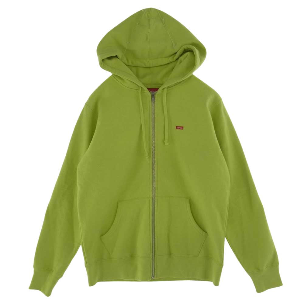 Supreme シュプリーム Small Box Logo Zip Up Hooded Sweatshirt スモール ボックス ロゴ スウェット パーカー  ライトグリーン系 M【中古】