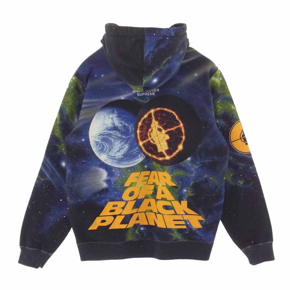 Supreme シュプリーム 18SS UNDERCOVER PUBLIC ENEMY HOODED SWEAT SHIRT スウェット パーカー  マルチカラー系 M【美品】【中古】