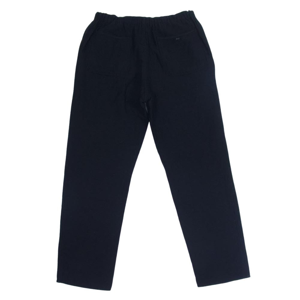 PORTER CLASSIC ポータークラシック PC-055-1533 SASHIKO STRETCH SLIM PANTS 刺し子 ストレッチ スリム パンツ ネイビー系 L【中古】
