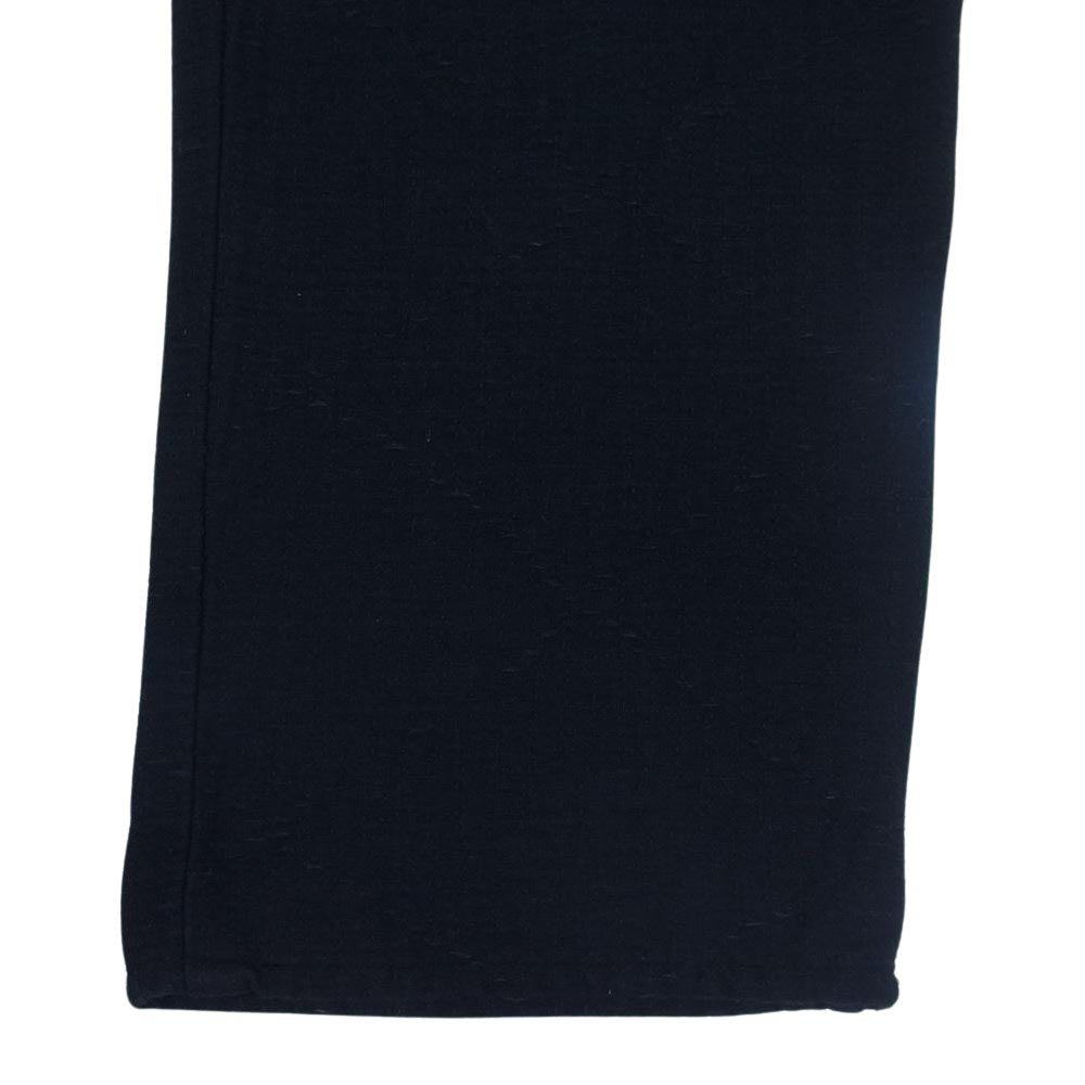 PORTER CLASSIC ポータークラシック PC-055-1533 SASHIKO STRETCH SLIM PANTS 刺し子 ストレッチ スリム パンツ ネイビー系 L【中古】