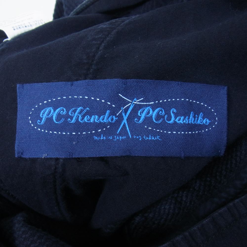 PORTER CLASSIC ポータークラシック PC-001-1425 PC KENDO CROPPED SLIM PANTS ケンドー 剣道 クロップド スリムパンツ ダークネイビー系 L【中古】