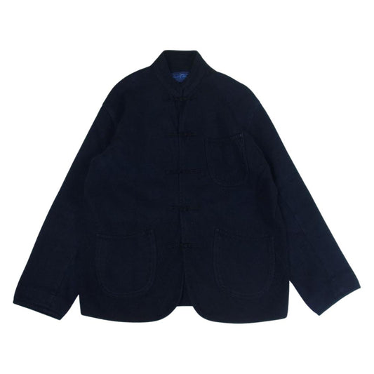 PORTER CLASSIC ポータークラシック PC KENDO CHINESE JACKET ケンドー 剣道 チャイニーズ チャイナ ジャケット ダークネイビー系 L【中古】