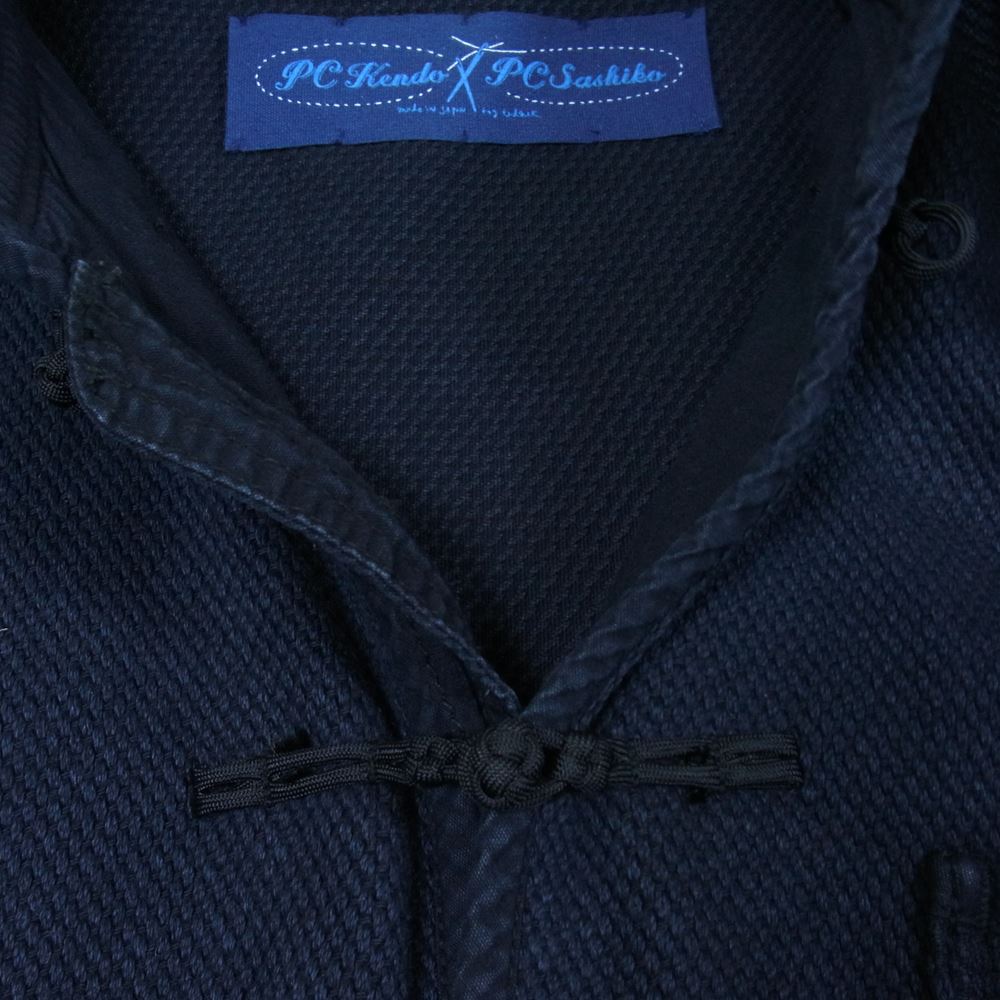 PORTER CLASSIC ポータークラシック PC KENDO CHINESE JACKET ケンドー 剣道 チャイニーズ チャイナ ジャケット ダークネイビー系 L【中古】