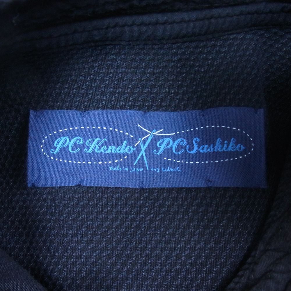 PORTER CLASSIC ポータークラシック PC KENDO CHINESE JACKET ケンドー 剣道 チャイニーズ チャイナ ジャケット ダークネイビー系 L【中古】