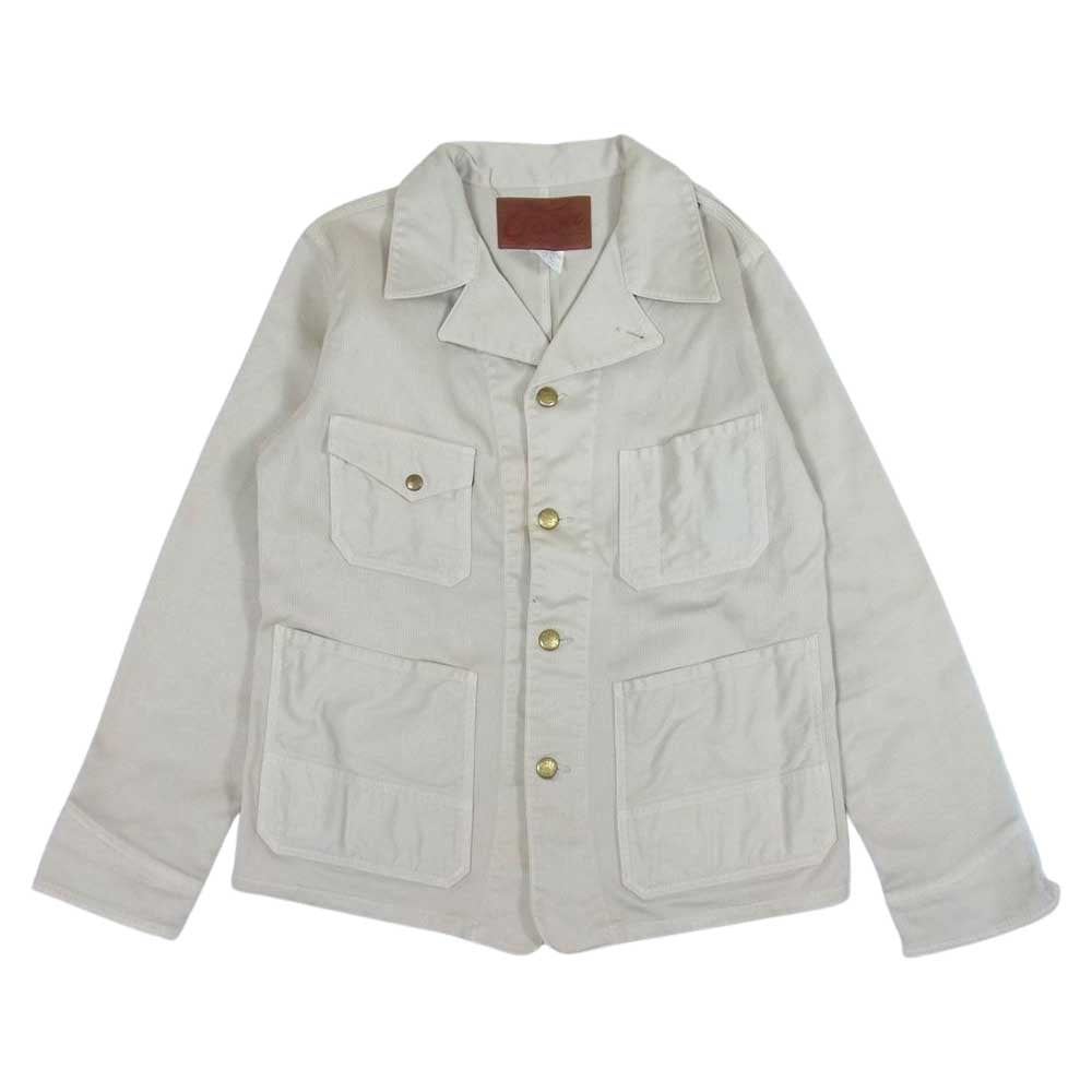 CALEE キャリー コットン ピケ ワークジャケット ベージュ系 L【中古】