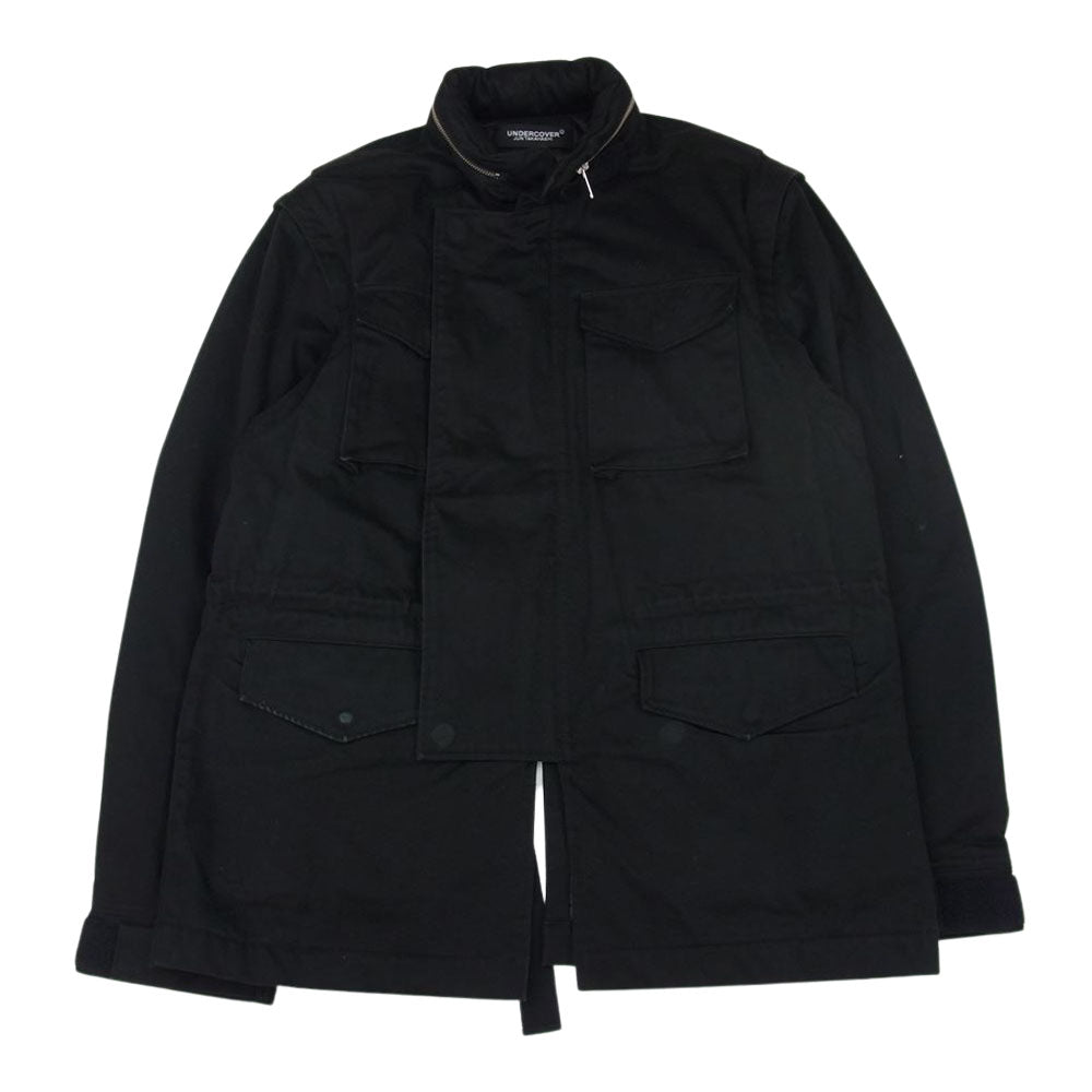 UNDERCOVER アンダーカバー 20AW UCZ4206-2 2WAY FIELD JACKET バック 刺繍 中綿 M-65 TYPE フィールド ジャケット ブラック系 4【中古】