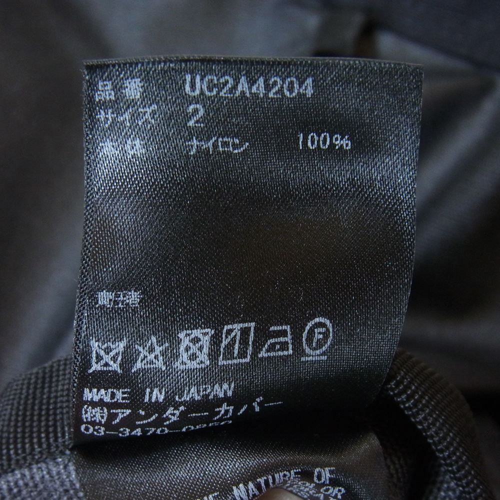 UNDERCOVER アンダーカバー 21AW UC2A4204 EASTPAK SWING TOP スイングトップ コーチ ジャケット ブラック系 2【新古品】【未使用】【中古】