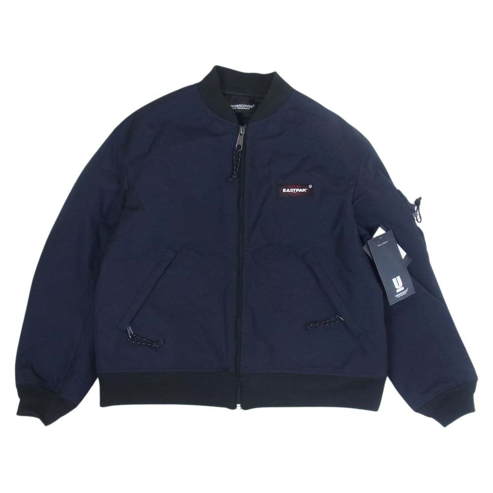 UNDERCOVER アンダーカバー 21AW UC2A4205 EASTPAK ナイロン ボンバー ジャケット ネイビー系 2【新古品】【未使用】【中古】