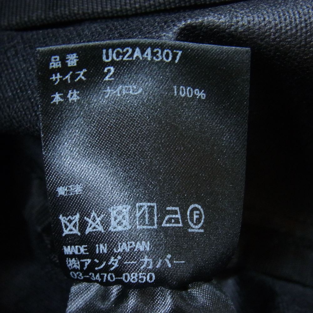 UNDERCOVER アンダーカバー 21AW UC2A4307 EASTPAK ステンカラー コート ブラック系 2【新古品】【未使用】【中古】