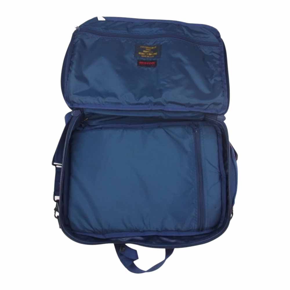 BRIEFING ブリーフィング BEAMS PLUS ビームス 別注 3WAY ブリーフ ケース バッグ ネイビー系【美品】【中古】