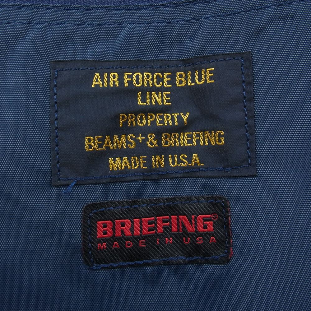 BRIEFING ブリーフィング BEAMS PLUS ビームス 別注 3WAY ブリーフ ケース バッグ ネイビー系【美品】【中古】