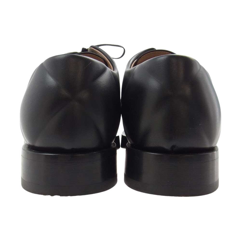 BOTTEGAVENETA ボッテガヴェネタ レザー キルティング レース アップ シューズ ブラック系 42【中古】
