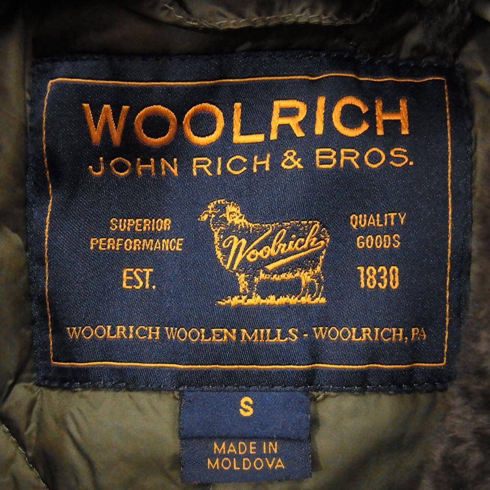WOOLRICH ウールリッチ 1702151 ラビットファー ナイロン モッズ