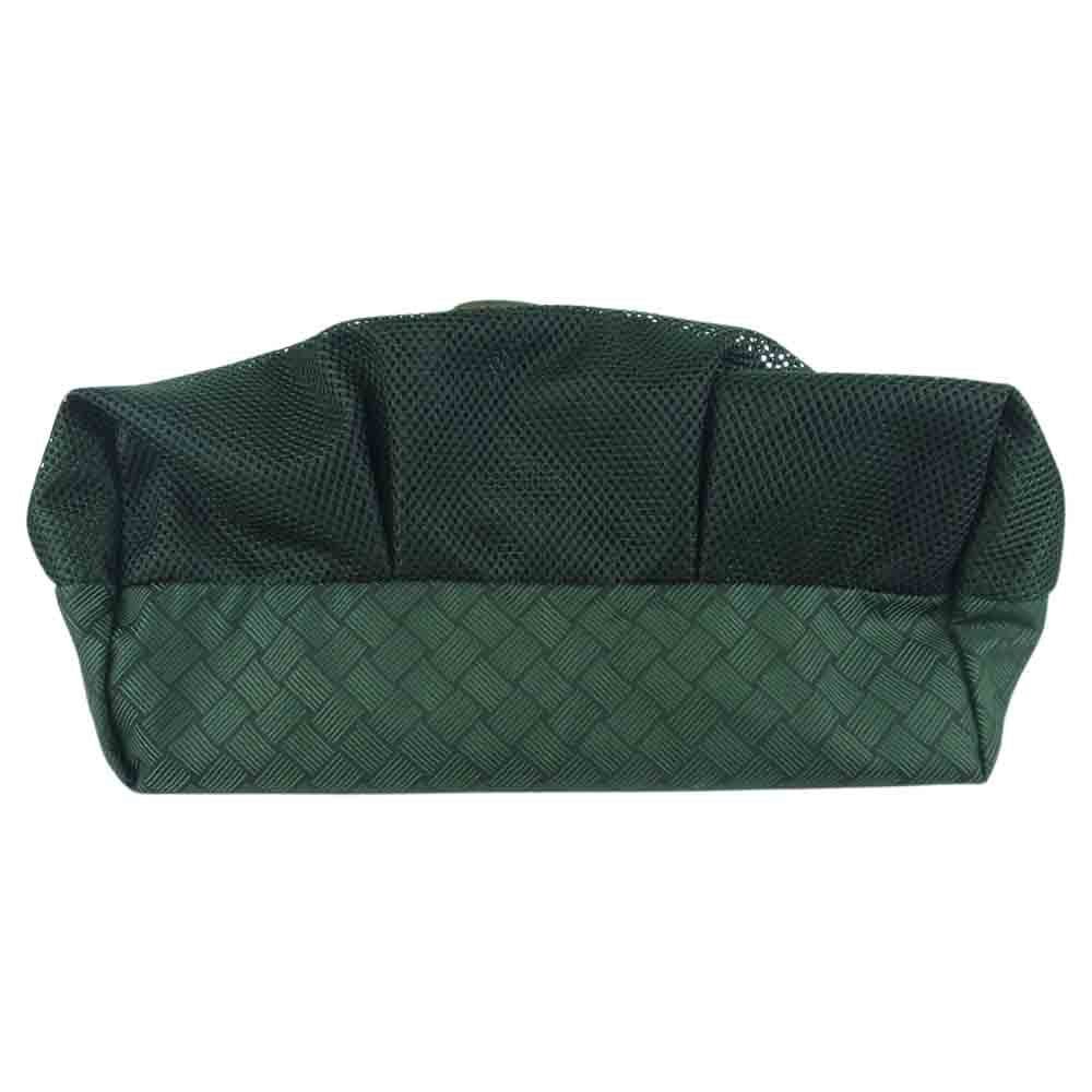 BOTTEGAVENETA ボッテガヴェネタ 652153 トレッキング ジャカード ナイロン トート バッグ イタリア製 グリーン系【中古】