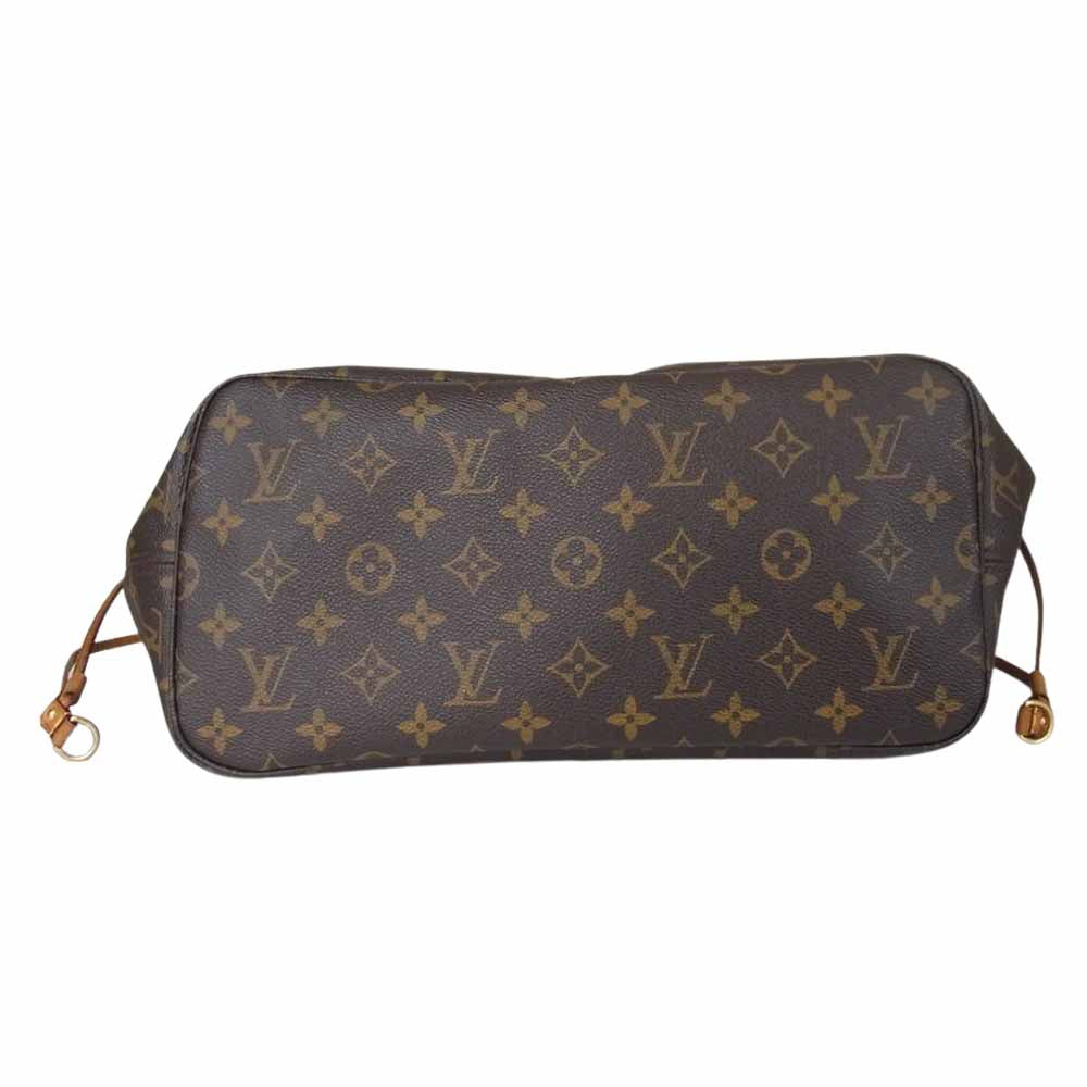 LOUIS VUITTON ルイ・ヴィトン M40156 モノグラム ネヴァーフル MM レザートート バッグ ブラウン系【中古】