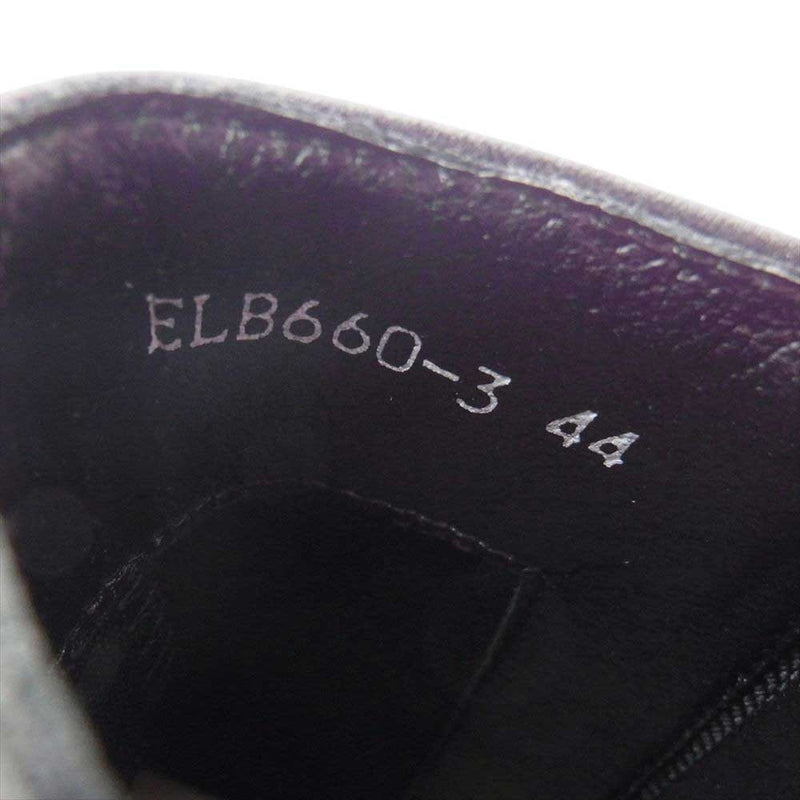 エンデヴァイス ELB660-3 パール付き レザー リング ブーツ ブラック系 44【新古品】【未使用】【中古】