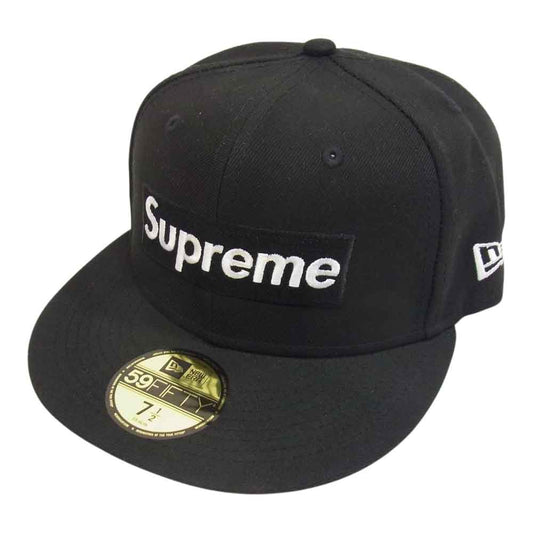 Supreme シュプリーム 22AW New Era Money Box Logo Cap ニューエラ ボックスロゴ キャップ ブラック系 7 1/2【新古品】【未使用】【中古】