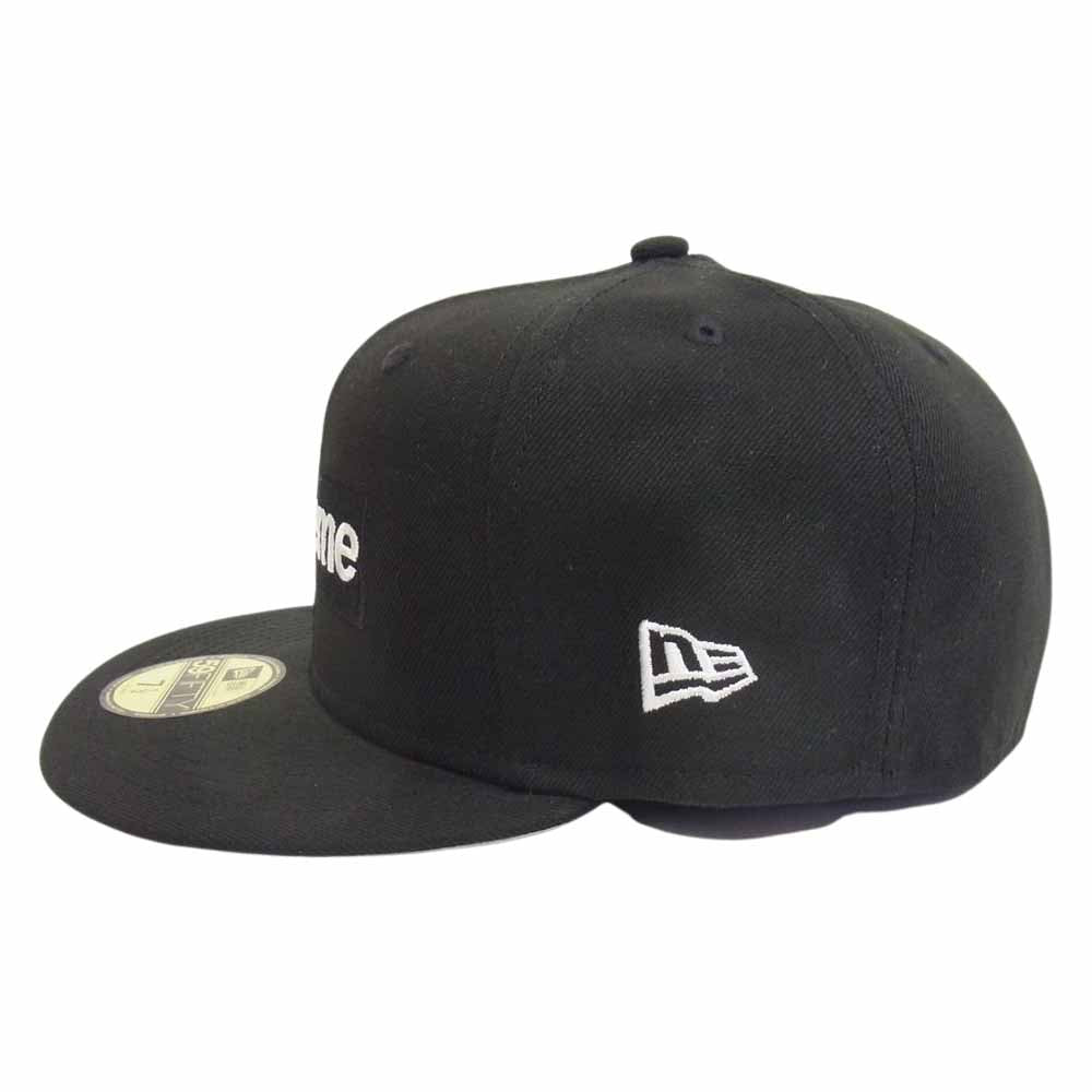 Supreme シュプリーム 22AW New Era Money Box Logo Cap ニューエラ ボックスロゴ キャップ ブラック系 7 1/2【新古品】【未使用】【中古】