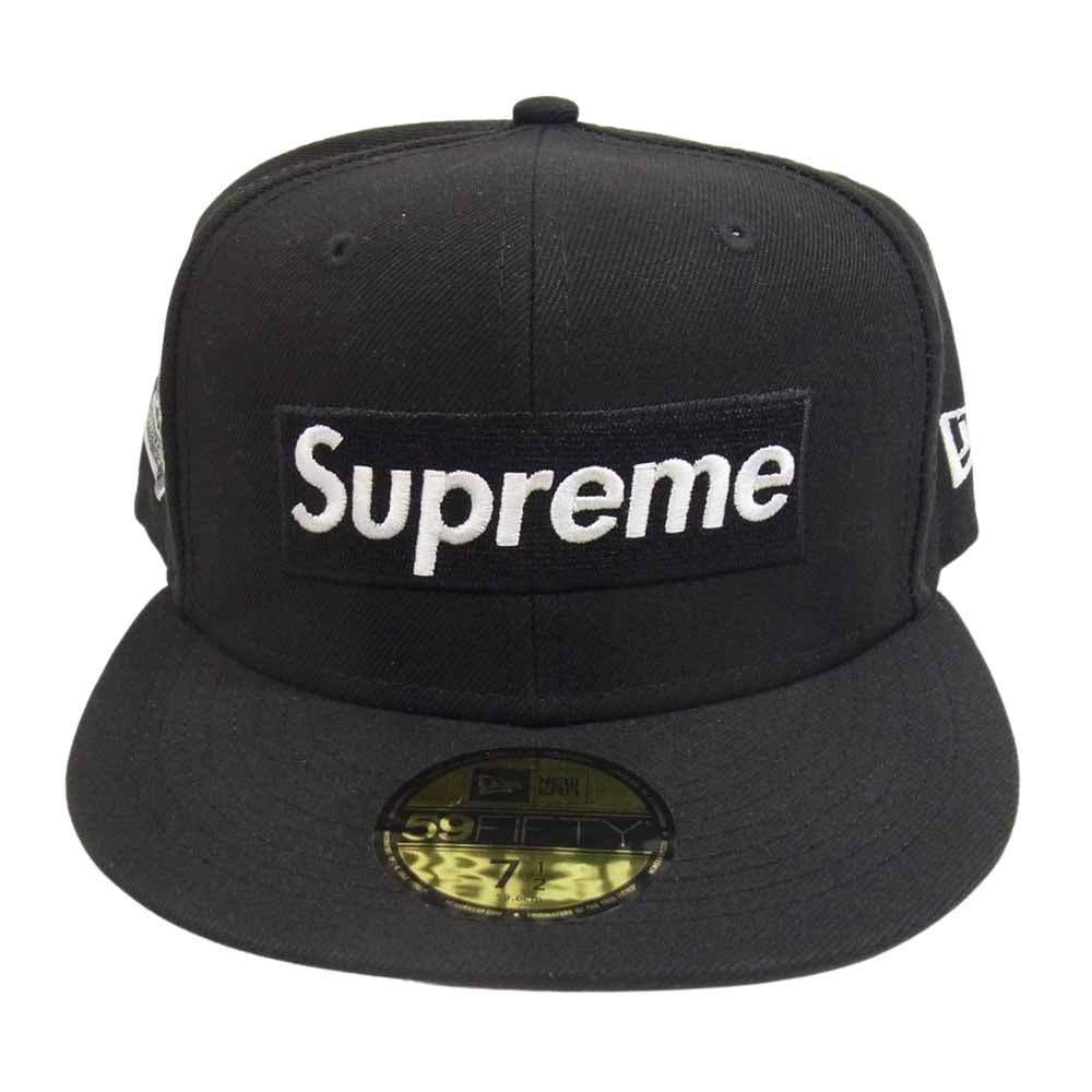 Supreme シュプリーム 22AW New Era Money Box Logo Cap ニューエラ ボックスロゴ キャップ ブラック系 7 1/2【新古品】【未使用】【中古】