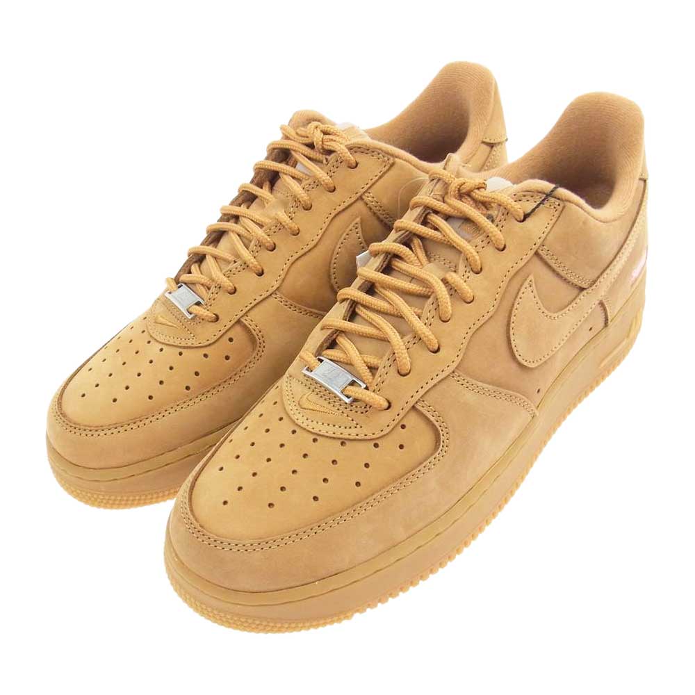 Supreme シュプリーム Nike Air Force 1 Low Wheat ナイキ エアフォースワン ブラウン系 27.5cm【新古品】【未使用】【中古】