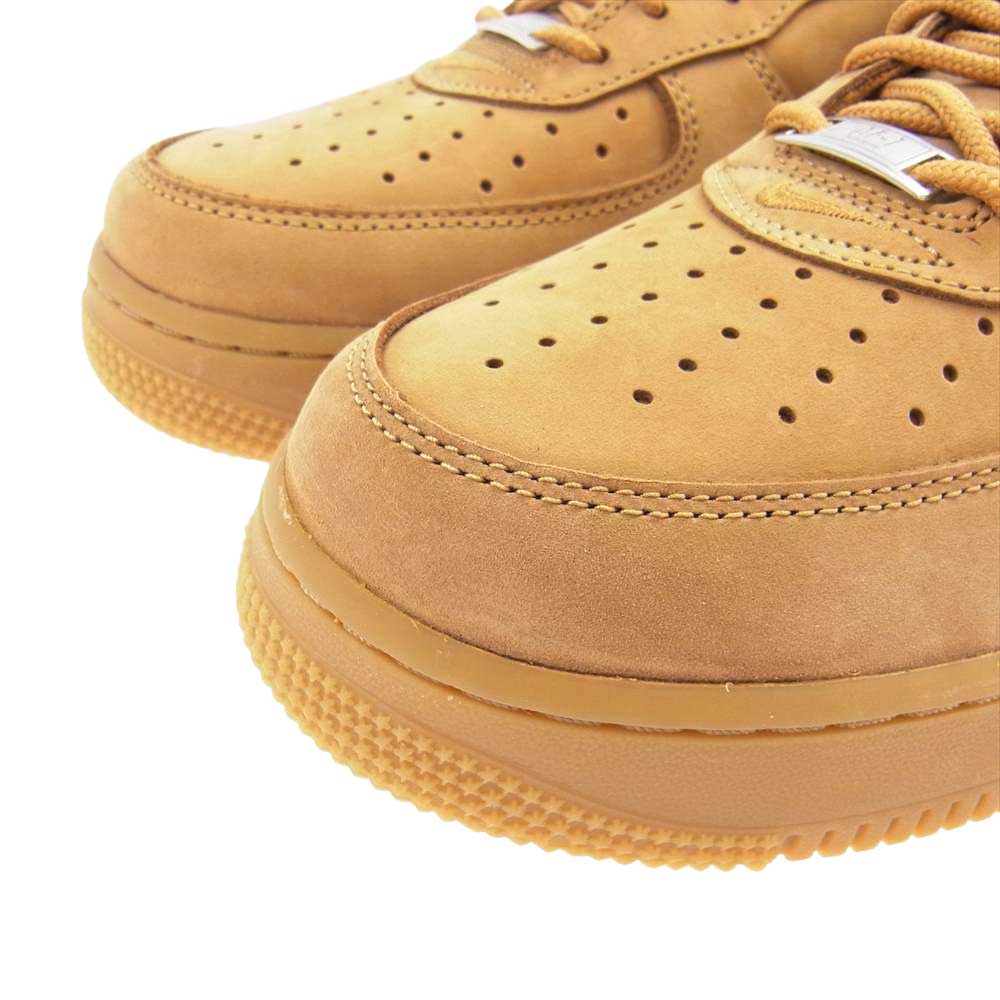 Supreme シュプリーム Nike Air Force 1 Low Wheat ナイキ エアフォースワン ブラウン系 27.5cm【新古品】【未使用】【中古】