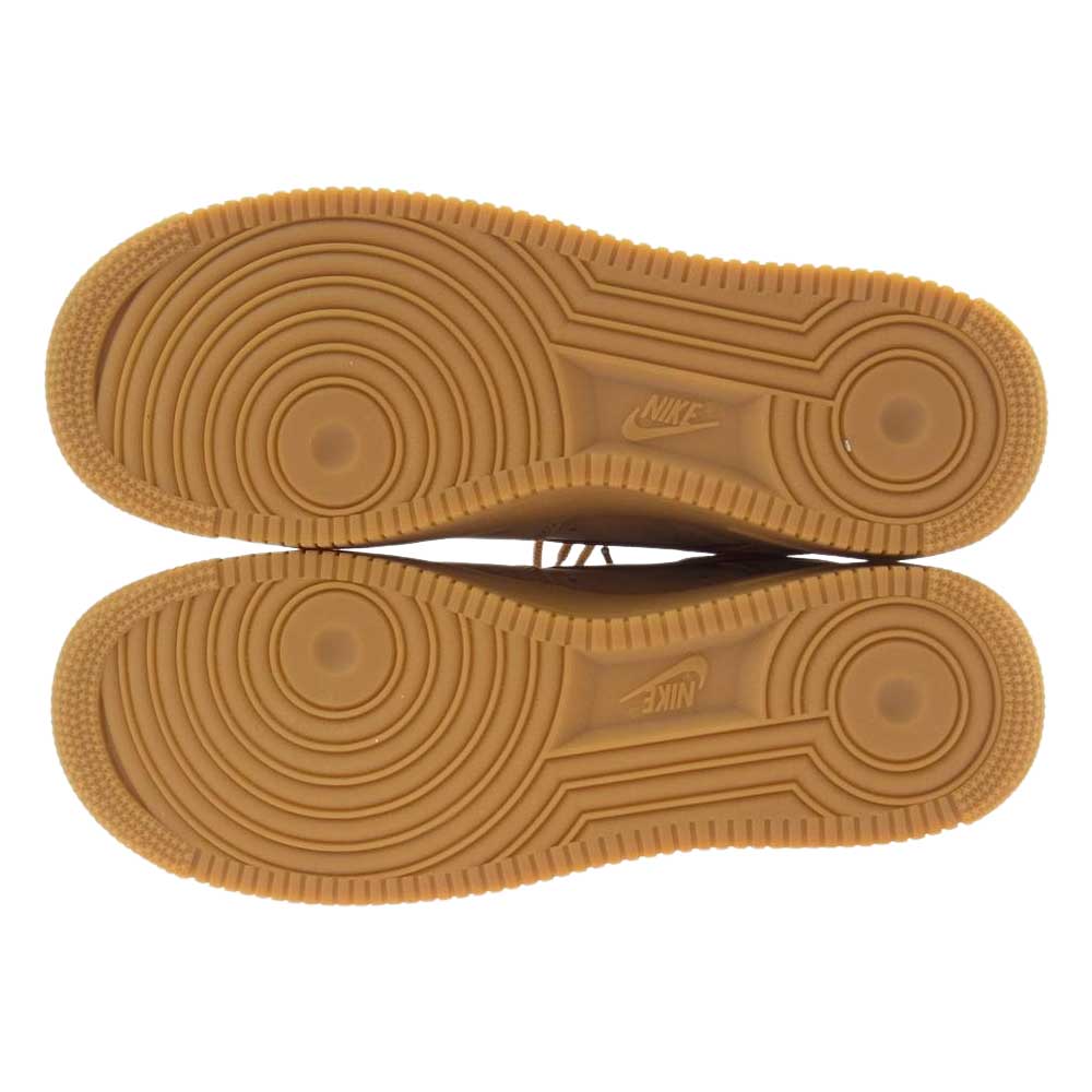 Supreme シュプリーム Nike Air Force 1 Low Wheat ナイキ エアフォースワン ブラウン系 27.5cm【新古品】【未使用】【中古】