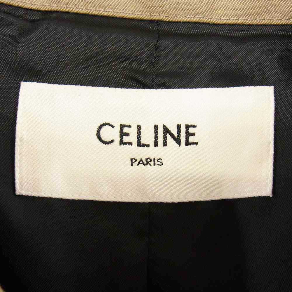 CELINE セリーヌ 2M037984C.02CM LVMH 国内正規品 クラシック トレンチコート ライトブラウン系 50【美品】【中古】