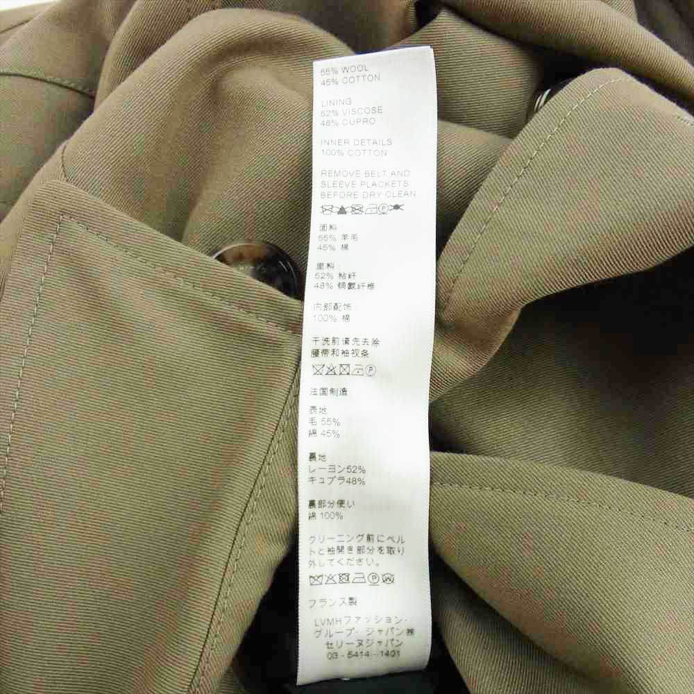 CELINE セリーヌ 2M037984C.02CM LVMH 国内正規品 クラシック トレンチコート ライトブラウン系 50【美品】【中古】